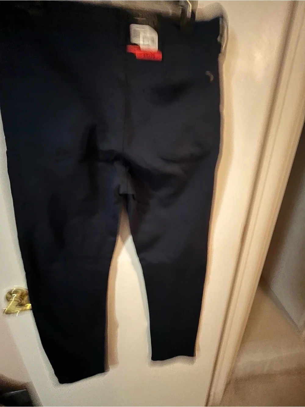 Banana Republic Dark Navy Straight-Leg Pants 34X30